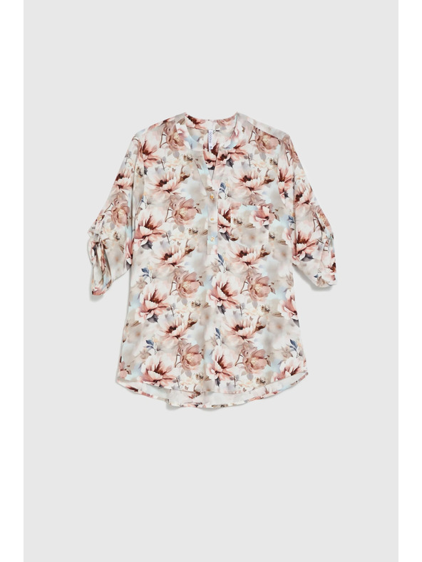 Moodo Košulja od viskoze s cvjetovima ružičasta Moodo