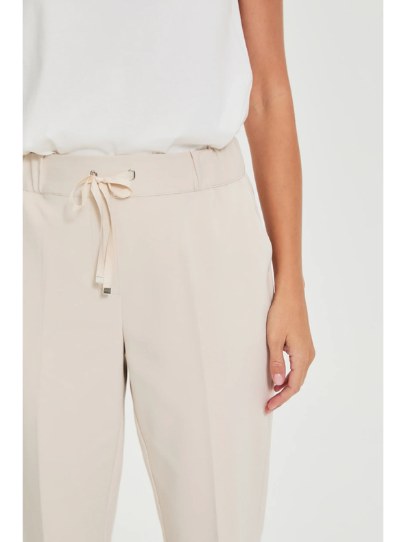 Moodo Bež hlače sa naborima Moodo
