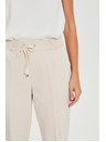 Moodo Bež hlače sa naborima Moodo