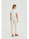 Moodo Bež hlače sa naborima Moodo