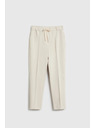 Moodo Bež hlače sa naborima Moodo