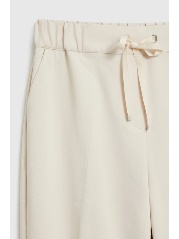 Moodo Bež hlače sa naborima Moodo