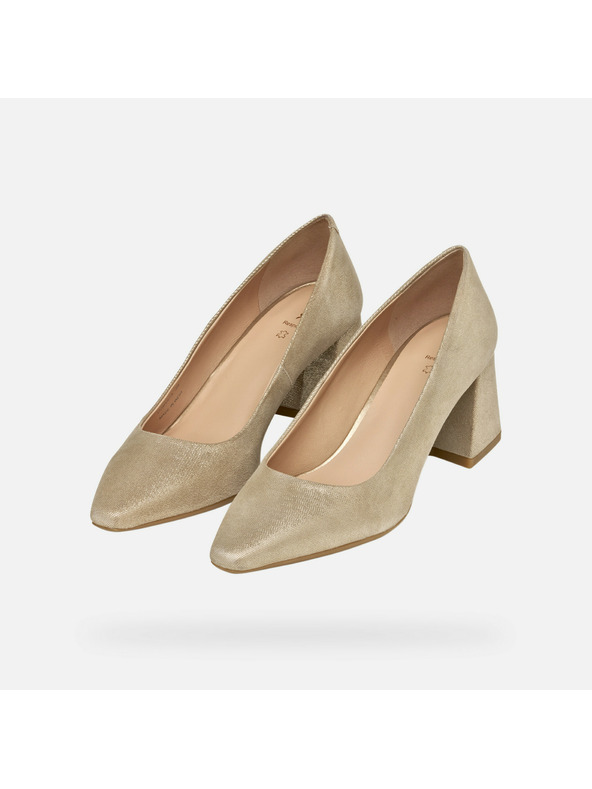 Geox Krem ženske salonke Geox Giselda