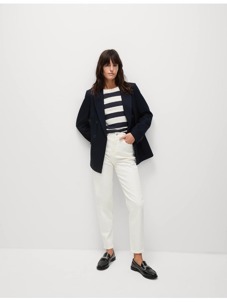 Marks & Spencer Mom traperice visokog struka Marks & Spencer krem