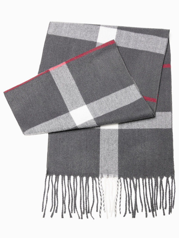 Ombre Clothing Muski sal - siva/bijela A408 Ombre Clothing