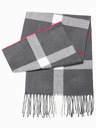 Ombre Clothing Muski sal - siva/bijela A408 Ombre Clothing