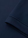 Ombre Clothing Muška elegantna polo majica od elastične tkanine - tamno plava V3 OM-POSS-0150 Ombre Clothing