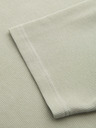 Ombre Clothing Muška majica s okruglim izrezom i teksturom vaflice - pistacijska V4 OM-TSCT-0197 Ombre Clothing