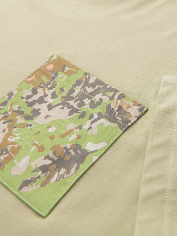 Ombre Clothing Muška pamučna majica s tiskom džepa - svetlo siva V2 OM-TSPT-0227 Ombre Clothing