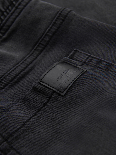 Ombre Clothing Muške traper hlače JOGGERS s pranjem efektom - sive V3 OM-PADJ-0267 Ombre Clothing