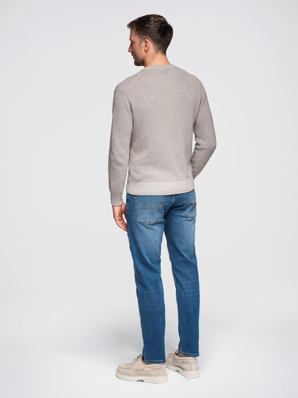 Ombre Clothing Muške traper hlače SLIM FIT s prslinama - tamno plave V2 OM-PADP-0255 Ombre Clothing