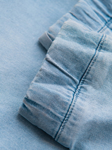 Ombre Clothing Muške traper hlače JOGGERS s pranjem efektom - svetlo plave V1 OM-PADJ-0267 Ombre Clothing