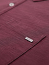 Ombre Clothing Muška polo majica s dekorativnim gumbima - bordo V6 S1744 Ombre Clothing