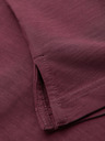 Ombre Clothing Muška polo majica s dekorativnim gumbima - bordo V6 S1744 Ombre Clothing