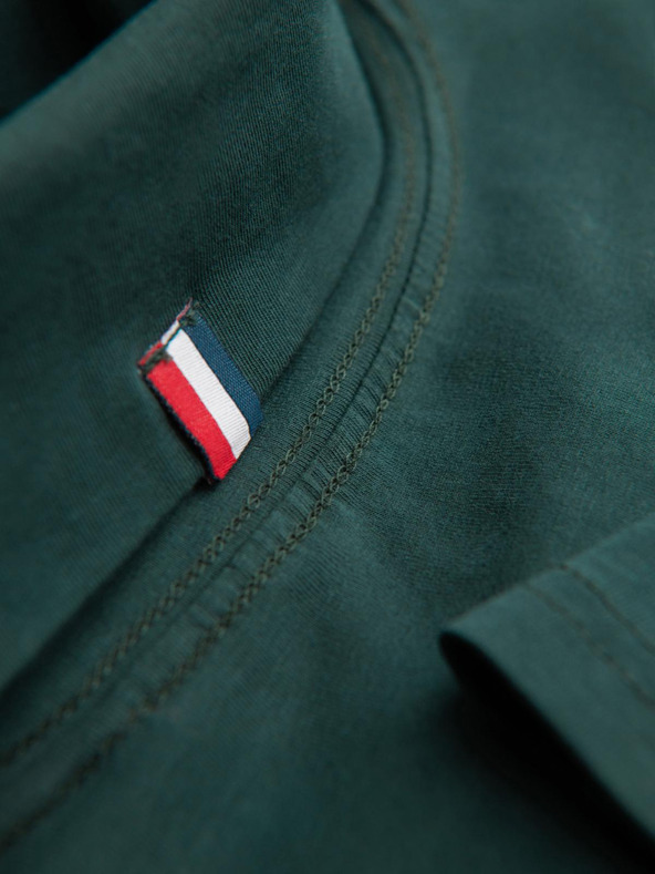 Ombre Clothing Muški roletom s dugim rukavima - tamno zelena V7 OM-OM-LSCL-0130 Ombre Clothing