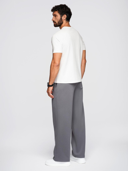 Ombre Clothing Muška majica COMFORT FIT sa raglan rukavima - krem V1 OM-TSCT-0240 Ombre Clothing