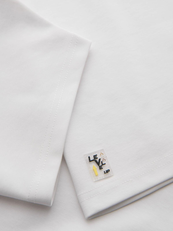 Ombre Clothing Muška majica COMFORT FIT sa raglan rukavima - krem V1 OM-TSCT-0240 Ombre Clothing