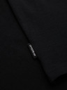 Ombre Clothing Muška pamučna majica sa geometrijskim printom - crna V1 OM-TSPT-0260 Ombre Clothing