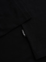 Ombre Clothing Muška pamučna majica LOOSE FIT sa okruglim izrezom - crna V1 OM-TSBC-0267 Ombre Clothing