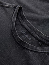 Ombre Clothing Muška majica sa efektom pranja - crna V1 OM-TSWT-0116 Ombre Clothing