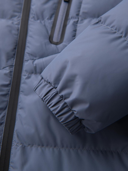 Ombre Clothing Muška zagrijana stepana jakna s raglan rukavima - faded purple V6 OM-JAHP-0302 Ombre Clothing