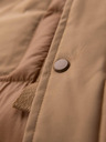 Ombre Clothing Muška dugačka stepana jakna s velikim džepovima - bež V2 OM-JALJ-0308 Ombre Clothing