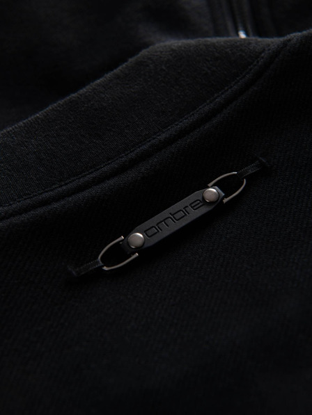 Ombre Clothing Muška bomber jakna s raglan rukavima - crna V1 OM-JANP-0159 Ombre Clothing
