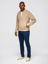 Ombre Clothing Muška bomber jakna s raglan rukavima - topla bež V2 OM-JANP-0159 Ombre Clothing