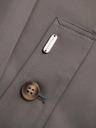 Ombre Clothing Muški minimalistički kaput s uklonjivom vestom - pepeljast V6 OM-COLC-0139 Ombre Clothing