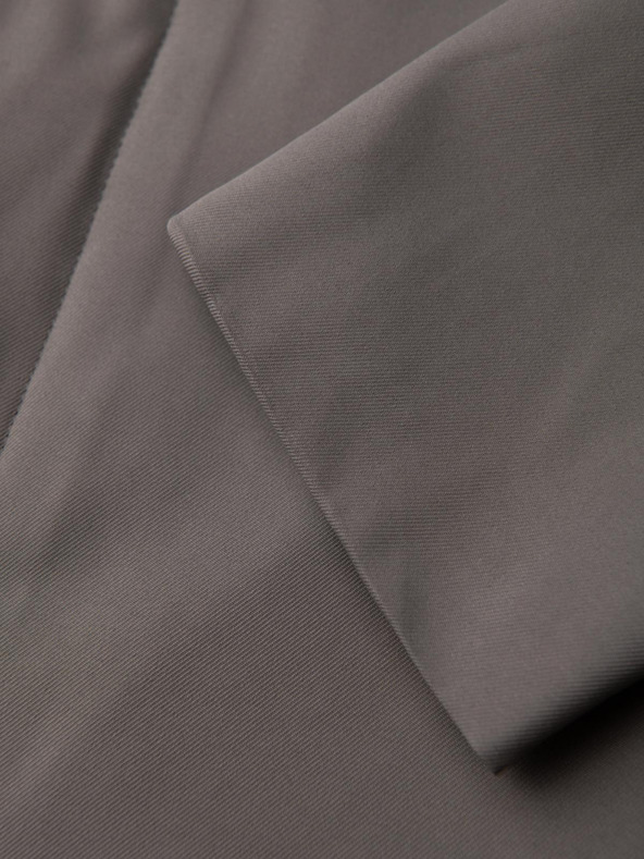 Ombre Clothing Muški minimalistički kaput s uklonjivom vestom - pepeljast V6 OM-COLC-0139 Ombre Clothing