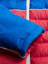Ombre Clothing Muška prošivana jakna s uklonjivom kapuljačom - plava i crvena V1 OM-JALP-0206 Ombre Clothing