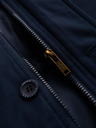Ombre Clothing Elegantna muška parka s džepovima i kapuljačom - tamno plava V2 OM-JAPJ-0287 Ombre Clothing