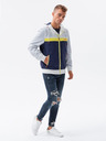 Ombre Clothing Muška vjetrovka s kapuljačom 438C - tamno plava V1 Ombre Clothing