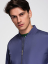 Ombre Clothing Muški lagani rebrasti bomber - tamno plava V4 C644 Ombre Clothing