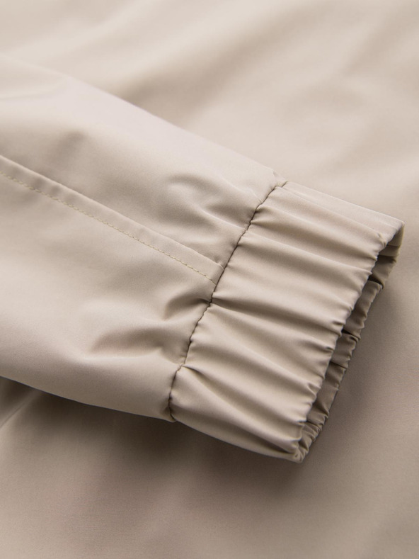 Ombre Clothing Muška funkcionalna prijelazna jakna s kapuljačom - bež V3 OM-JANP-0225 Ombre Clothing