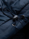 Ombre Clothing Muška prošivana jakna s kapuljačom - tamno plava V4 OM-JAHP-0235 Ombre Clothing