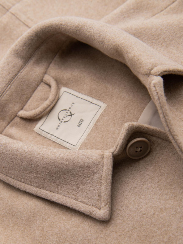 Ombre Clothing Muška košuljasta jakna - bež V1 OM-JANP-0291 Ombre Clothing