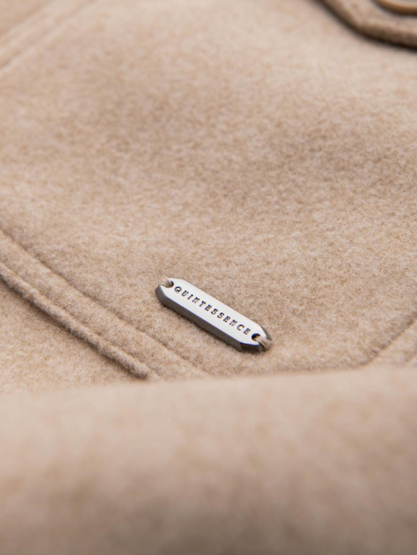 Ombre Clothing Muška košuljasta jakna - bež V1 OM-JANP-0291 Ombre Clothing