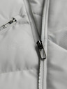 Ombre Clothing Muška prošivana jakna s kapuljačom - svetlo siva V4 OM-JAHP-0252 Ombre Clothing