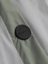 Ombre Clothing Muška kontrastna vjetrovka s kapuljačom - maslinasto siva V3 OM-JANP-0228 Ombre Clothing