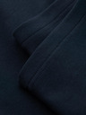 Ombre Clothing Muške trenirke s ravnom nogavicom i gumenim detaljima - tamno plave V2 OM-PASK-0281 Ombre Clothing
