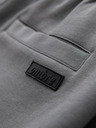Ombre Clothing Muške trenirke s ravnom nogavicom i gumenim detaljima - sive V3 OM-PASK-0281 Ombre Clothing