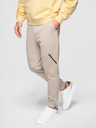 Ombre Clothing Muške trenirke jogger - bež V3 OM-PASK-0280 Ombre Clothing
