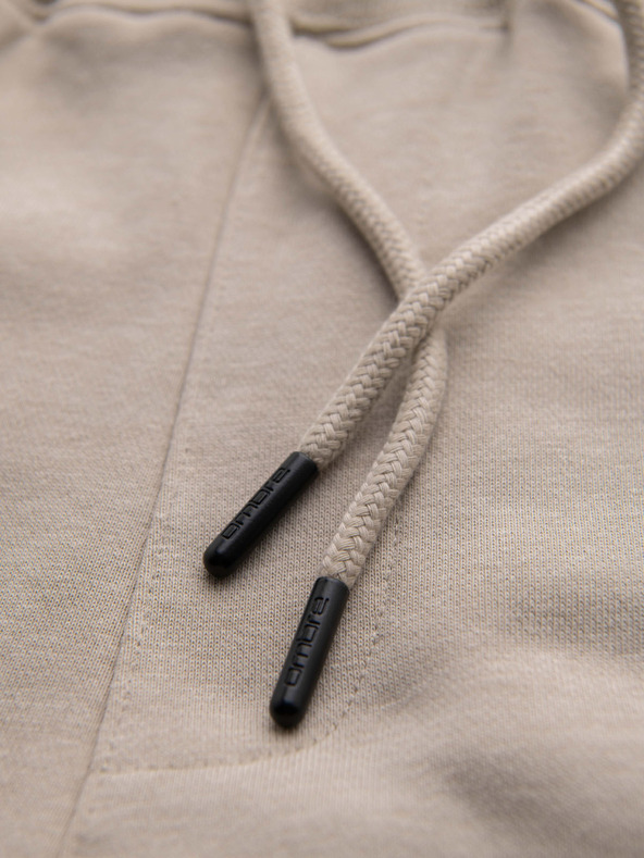 Ombre Clothing Muške trenirke jogger - bež V3 OM-PASK-0280 Ombre Clothing