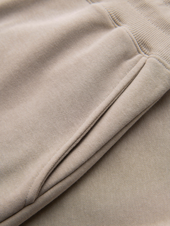 Ombre Clothing Muške trenirke jogger - bež V3 OM-PASK-0280 Ombre Clothing