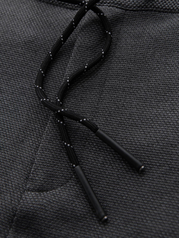 Ombre Clothing Muške pletene hlače s elastičnim pojasom - tamno sive V2 OM-PACP-0116 Ombre Clothing