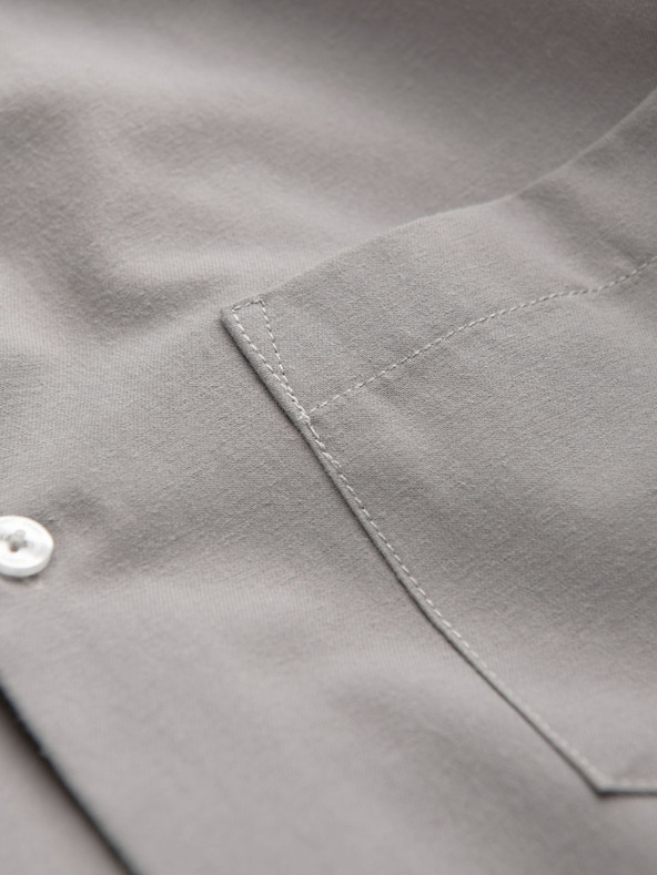 Ombre Clothing Muška košulja klasičnog regular fit kroja - siva V1 K694 Ombre Clothing