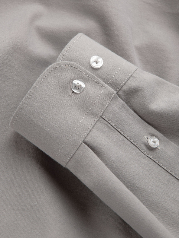 Ombre Clothing Muška košulja klasičnog regular fit kroja - siva V1 K694 Ombre Clothing