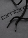 Ombre Clothing Muška mikina s džepom na prsima s vezom i kapuljačom - grafit V2 OM-SSNZ-0241 Ombre Clothing
