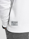 Ombre Clothing Muška mikina OVERSIZE u kontrastnoj boji - bijela i siva V1 B1673 Ombre Clothing